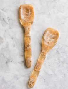 Vajilla de lujo de diseño personalizado, servidor de ensalada de resina pulida y cuchara de té, tamaño estándar para uso doméstico en la cocina, calidad de exportación - Product Image 2