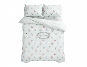 Ensemble de draps en microfibre en gros pour lit king-size - 400TC imprimé pour hôpital et hôtel - Product Image 4