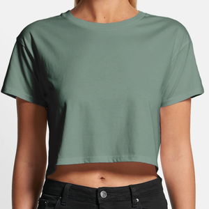 Camiseta Corta de Mujer con Logotipo Personalizado de la Mejor Calidad, 100% Algodón Ecológico, de Secado Rápido y Transpirable para Crear Tu Propio Estilo - Product Image 1