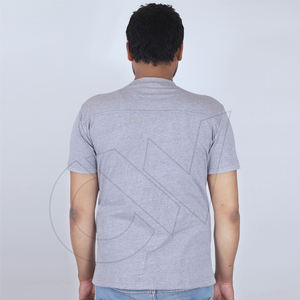 T-shirts pour hommes en coton biologique 100% coton, couleur unie, été, séchage rapide, anti-rides, style hip-hop, avec designs personnalisés - Product Image 6