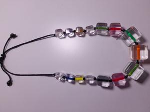 Bracelet de cheville en résine perles bijoux de mode collier en résine pour femmes Style classique fête porter collier en résine époxy qualité Standard - Product Image 6