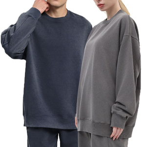 OEM Hiver Capuche Manches Longues Imprimé Pull Survêtement Polaire Chaud Deux Pièces Ensemble Pantalon de Jogging 100% Coton - Product Image 2