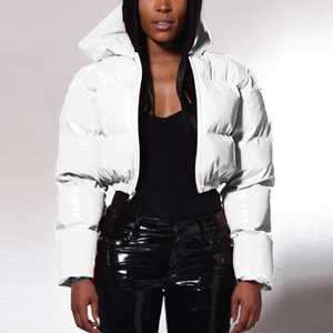 Dernière conception de veste à bulles respirante pour femmes fabriqué sur mesure au Pakistan prix de gros pour la saison d'hiver Crop Top Jacket - Product Image 3