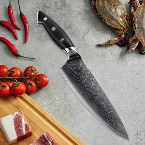 Cuchillo de Chef Japonés de Acero Damasco VG-10 de Primera Calidad, Hecho a Mano, Mango de Madera Duradero de Alta Calidad, Ajustable - Product Image 4