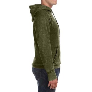 Vente en gros Meilleure vente 100% coton Logo personnalisé OEM Designer Hoodies Hommes Pull Over Hoodie Streetwear Acid Wash Basics - Product Image 5