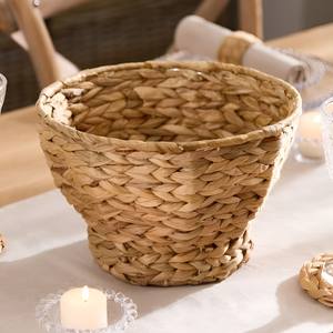 Small <b>round</b> <b>basket</b> handcrafted from water hyacinth manufacturer price eco friendly fiber <b>baskets</b> - Product Image 2