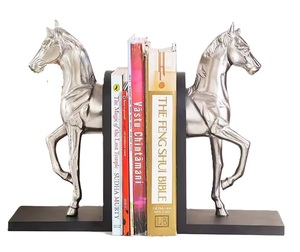 Serre-livres tête de cheval en aluminium Design personnalisé Support de livre de bureau en métal Serre-livres pour la décoration de la maison et du bureau Pièce maîtresse - Product Image 5