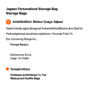 Sac de rangement personnalisé Jagsen, sac de voyage imperméable pour gadgets - Product Image 2