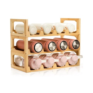 Organizador de botella de vino de Metal de doble nivel multifuncional, bandeja de servicio para cocina, Picnics, fiestas, hoteles, restaurantes - Product Image 1