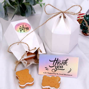 Boîte cadeau Emballage de fête de vacances Peau de bétail blanche noire Une variété de boîtes de bonbons colorées Support personnalisation - Product Image 3