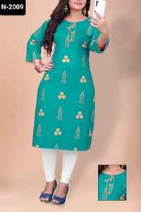 ชุดเดรสเรยอนเคอร์ติสผ้าฝ้ายปากีสถานชุดเดรสแขนกุดผลิตจากโรงงาน - Product Image 5