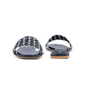 Noir Fancy Sports pour Pantoufles FN7825 - Product Image 2