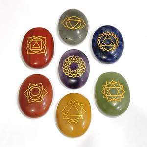 Ensemble de pierres de guérison Reiki à 7 chakras écologiques pour la méditation ou l'équilibre énergétique et le bien-être spirituel Approvisionnement mondial - Product Image 5