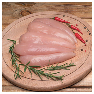 Filetes interiores de pechuga de pollo congelada a la venta en línea Filetes interiores de pollo sin piel congelados Halal - Product Image 4