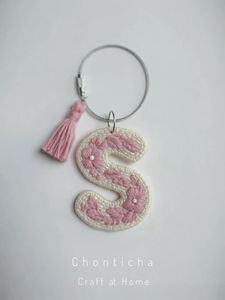 Llaveros de diamantes de imitación hechos a mano Bling Multicolor Alfabeto Rhinestone Bling Llavero Muñequera Letra Rhinestone Inicial Llavero - Product Image 4