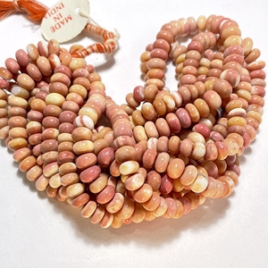 Perles de pierre d'opale bicolore, forme ronde, couleur traitée pour la fabrication de bijoux - Product Image 4