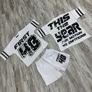 Personalizado para hombre Puff Imprimir Streetwear Tee OEM Fábrica de algodón de gran tamaño T Shirt 3D Raised Logo Design Shirt - Product Image 3