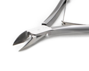 Cortauñas de acero inoxidable para cutículas, cuchilla rusa afilada de 5mm, junta de doble vuelta de resorte, acabado opaco, recortadores de uñas de tamaño de mandíbula completo - Product Image 5