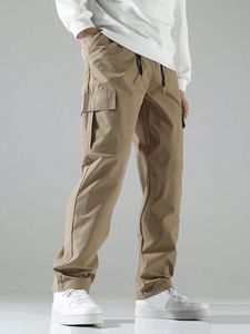 Nouveauté Pantalon cargo décontracté pour homme à plusieurs poches Pantalon ample à jambe droite Pantalon de plein air Pantalon de fitness Fournisseur de BD - Product Image 6