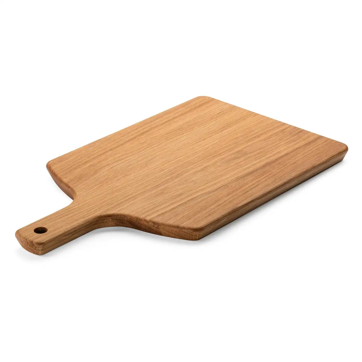 Premier Housewares papan pemotong, talenan kayu bambu kecil alami 18x35x2 cm
