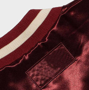 Veste en satin pour homme, vente chaude, couleur personnalisée, logo, imperméable, coupe-vent, style vintage, mode d'hiver, vente en gros - Product Image 5