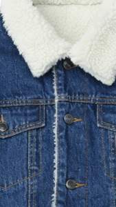 Veste en jean de haute qualité avec manches en cuir, veste en jean pour homme sur mesure, vente en gros - Product Image 6