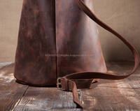 Sac à dos tactique vintage en cuir véritable durable, fermeture éclair géométrique, bandoulière arquée, capacité pour ordinateur portable 20-39L, unisexe, pour l'école