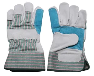 Hochleistungs-Rindsleder-Sicherheits handschuhe Rigger-Schutz handschuhe Kanadische Arbeits handschuhe Industrieller Zweck im Großhandel