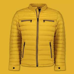 Veste matelassée à capuche unisexe de haute qualité avec fermeture éclair, personnalisable, résistante à l'eau/au vent, décontractée, avec logo sur le devant - Product Image 1