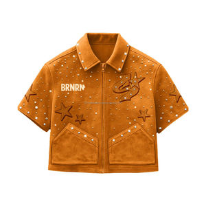 T-shirt décontracté d'été en coton biologique écologique à col rond pour femme, coupe oversize, noir, avec fermeture éclair, manches courtes, taille normale - Product Image 1