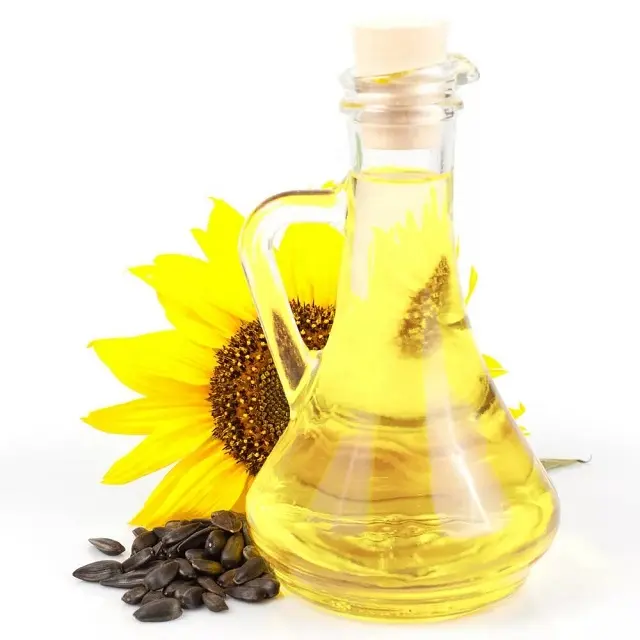 Fabricante de aceites vegetales comestibles naturales a granel, aceite de girasol al por mayor para cocinar | Refinado, sin OGM,