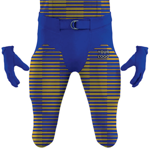 Uniforme de football américain personnalisé pour hommes-violet or matériel sergé durable respirant vêtements de sport d'entraînement joueur nom maillot pantalon - Product Image 5