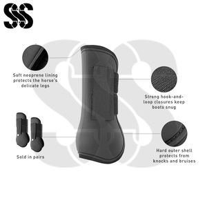 Protection des jambes de qualité supérieure, légère, résistante à la transpiration, respirante, anti-collision, pour l'entraînement équestre professionnel - Product Image 5