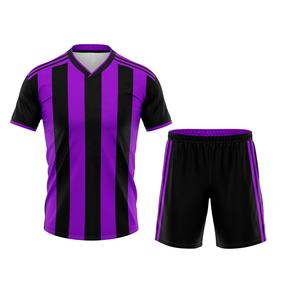 Premium Lightweight Summer <b>Heat</b>-Transfer Printed Soccer Jerseys Shorts Breathable Quick Dry Anti-Bacterial 100% Polyester - Product Image 4