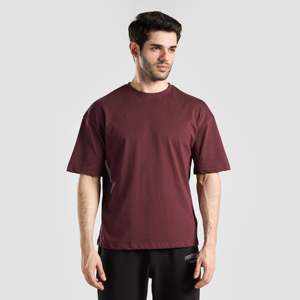 T-shirt Uni Bordeaux Prime Athlete en Jersey 100% Coton 200 Grammes Teint Uni avec Impression Sérigraphiée Compressée - Product Image 1