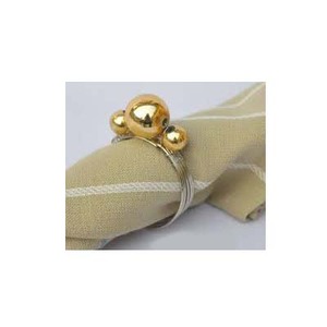 Laiton Solide Métal Conception Irrégulière Rond De Serviette À La Main Style Unique Vaisselle Décoratif Royal Rond De Serviette - Product Image 3