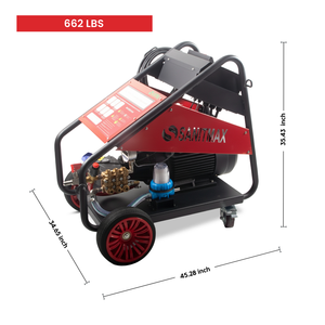 NUEVA Hidrolavadora Eléctrica de Alta Resistencia Sm5000 ORIGINAL, 5000 Psi, 5.5 Gpm, 20 Hp, Bomba de Cerámica, Agua Fría, para Lavado de Autos - Product Image 1