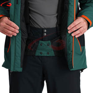 แจ็กเก็ตสกีสำหรับผู้ชายเสื้อแจ็คเก็ตเล่นสกีกันน้ำขนาดพลัสไซส์สำหรับใส่เล่นสกีและเล่นหิมะออกแบบได้ตามต้องการ - Product Image 5