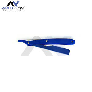 Rasoir à lame droite professionnel pour salon de coiffure, rasage humide, Navaja, lames remplaçables, lisses, traditionnelles, pour le soin masculin - Product Image 3