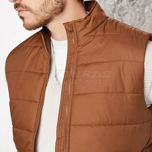 เสื้อกั๊กพัฟเฟอร์ผู้ชายรุ่นใหม่ปี 2025 ระบายอากาศได้ดี เหมาะสำหรับฤดูหนาว คุณภาพสูง ผลิตจากไนลอน/โพลีเอสเตอร์ - Product Image 5