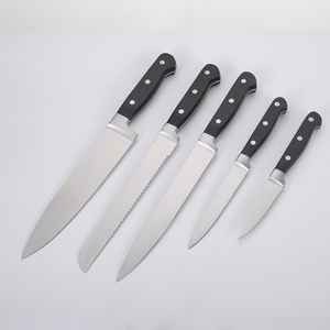 ดามัสกัสมีดเชฟเหล็กสแตนเลสมีดทำครัวพร้อมมีดด้ามพลาสติกบริการ OEM ODM ออกแบบได้ตามต้องการ - Product Image 6