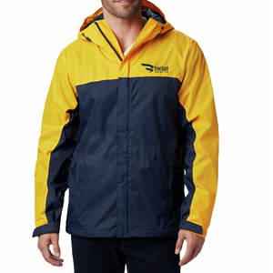 Venta directa de fábrica, chaqueta de lluvia XL para hombre de alta calidad, diseño largo con capucha hecho a medida para invierno, tela de nueva condición - Product Image 1