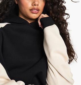 Sweats à capuche pour femmes les plus vendus Sweat à capuche surdimensionné pour femmes Prix bas Sweat à capuche de couleur unie pour femmes Service OEM - Product Image 4