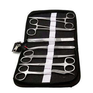 Kit de dissection avancé pour étudiants en médecine, pochette à instruments chirurgicaux, outils de chirurgie osseuse et vertébrale réutilisables en acier inoxydable - Product Image 1