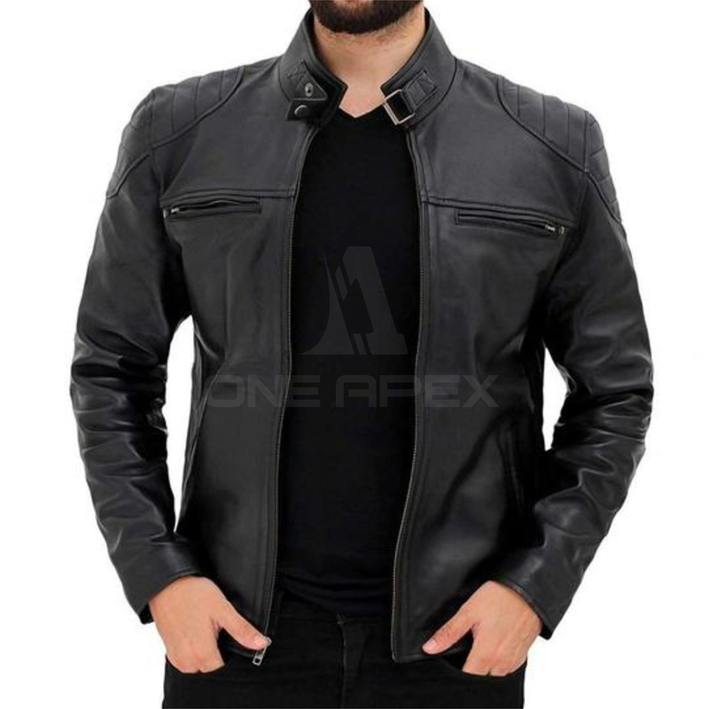 Customizable Men s Antique Leather Jacket