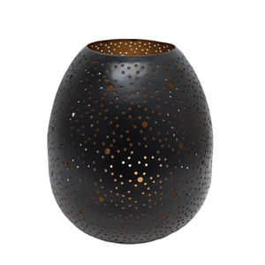 Precios al por mayor portavelas votivo de Metal forma redonda para el jardín del hogar y la decoración navideña vela votiva - Product Image 2