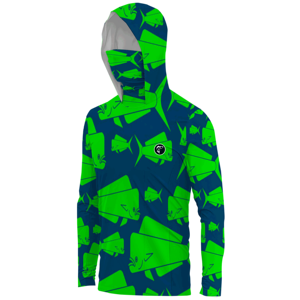 Custom Breathable UPF 50+ <b>UV</b> Protection Long Sleeve Hooded <b>T</b>-<b>Shirts</b> Men and Women Outdoor Sun Protection All-Day Outdoor Wear - Product Image 3