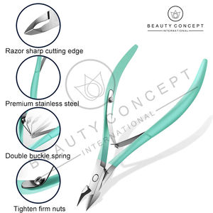 Coupe-ongles double en acier inoxydable écologique de haute qualité, ouverture large, pince à cuticules personnalisée - Product Image 2