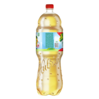 Boisson gazeuse légère Zhyvchyk Pomme avec eau et jus de pomme 1,8L PET Transparent Doré Réfrigéré