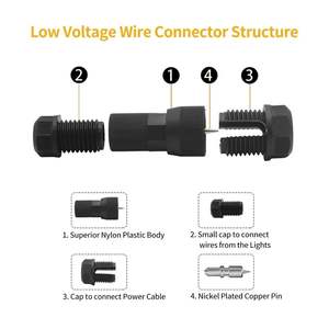 Fixations de connecteur de perçage Fastlock avec <span class=keywords><strong>borne</strong></span> de câblage à sertir étanche de type Piercing pour éclairage extérieur - Product Image 4